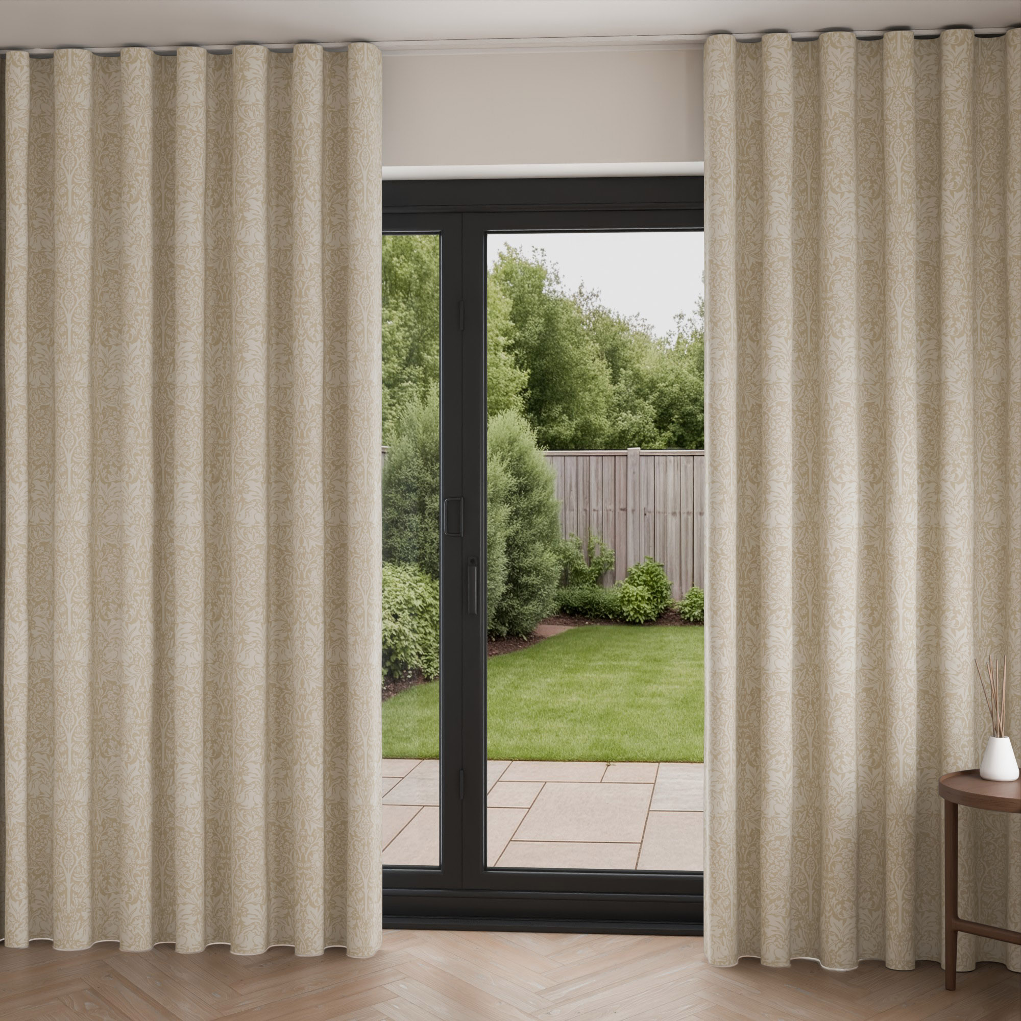 William Morris At Home Brother Rabbit Woven Oat Wave Curtain - Image 2