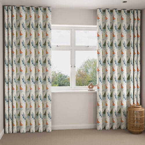 Laura Ashley A'hoy Sail Boats Multi Wave Curtain