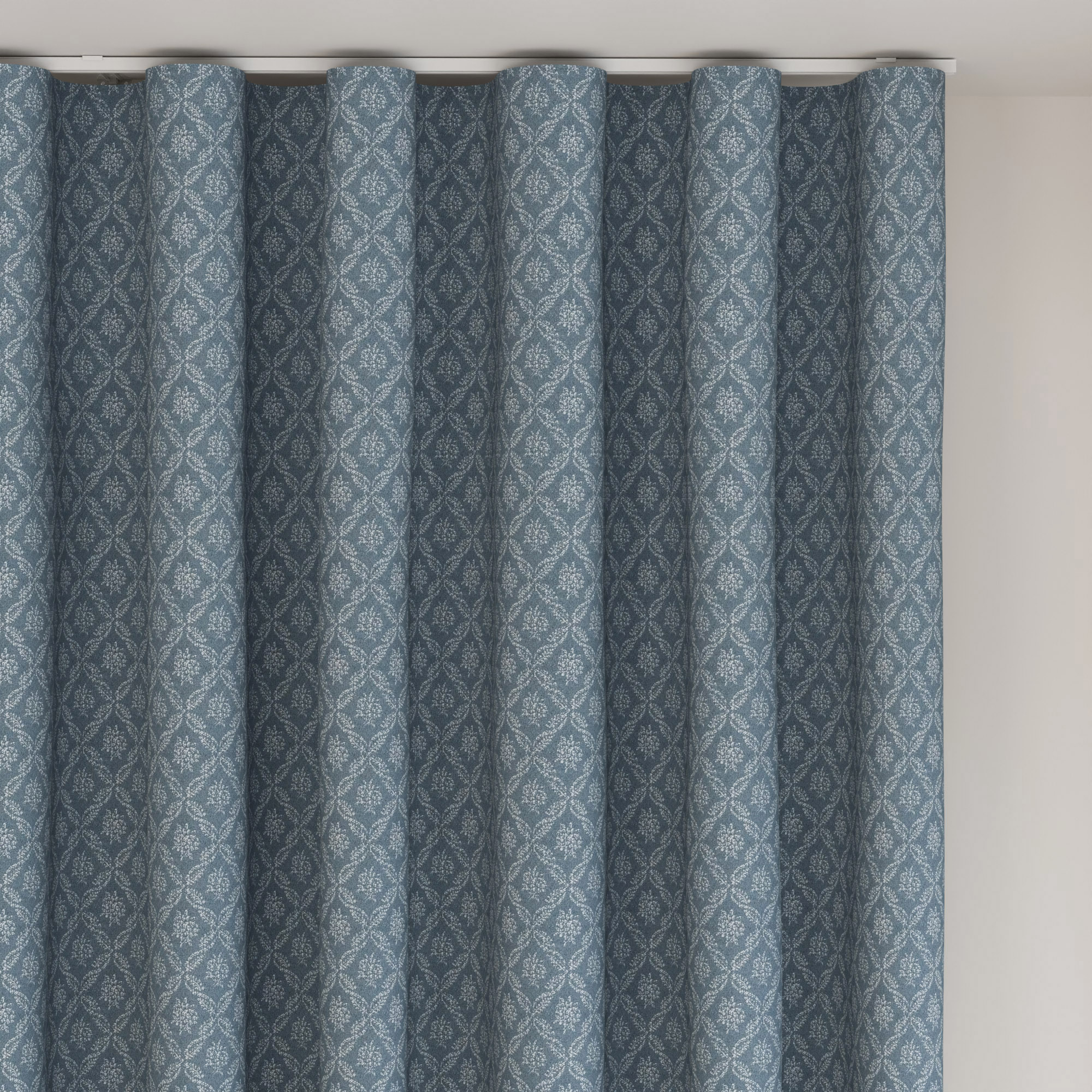 Laura Ashley Abingdon Seaspray Wave Curtain - Image 6