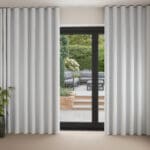 Laura Ashley Abingdon Slate White Wave Curtain