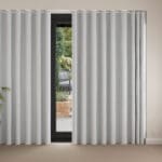 Laura Ashley Abingdon Slate White Wave Curtain