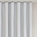 Laura Ashley Abingdon Slate White Wave Curtain