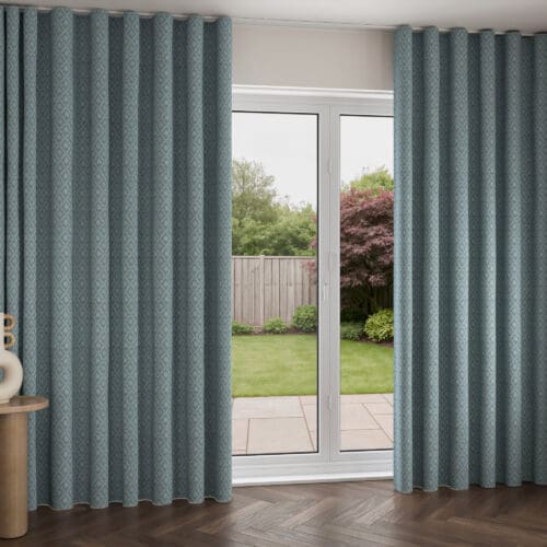 Laura Ashley Abingdon Spruce Wave Curtain
