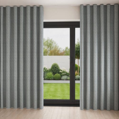 Laura Ashley Abingdon Steel Wave Curtain