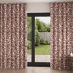 Laura Ashley Adain Palace Crimson Red Wave Curtain