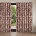 Laura Ashley Adain Palace Crimson Red Wave Curtain