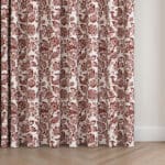 Laura Ashley Adain Palace Crimson Red Wave Curtain