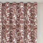 Laura Ashley Adain Palace Crimson Red Wave Curtain