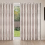 Laura Ashley Alphabet Gingham Pink Wave Curtain