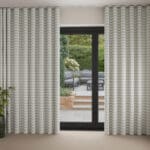 Laura Ashley Alphabet Gingham Sage Wave Curtain