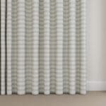Laura Ashley Alphabet Gingham Sage Wave Curtain