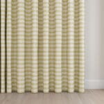 Laura Ashley Alphabet Gingham Yellow Wave Curtain