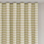 Laura Ashley Alphabet Gingham Yellow Wave Curtain
