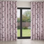 Laura Ashley Animalia Embroidered Blush Wave Curtain