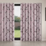 Laura Ashley Animalia Embroidered Blush Wave Curtain