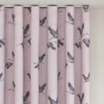 Laura Ashley Animalia Embroidered Blush Wave Curtain