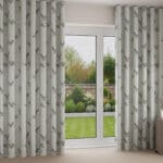 Laura Ashley Animalia Embroidered Pale Duck Egg Wave Curtain