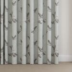 Laura Ashley Animalia Embroidered Pale Duck Egg Wave Curtain