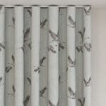 Laura Ashley Animalia Embroidered Pale Duck Egg Wave Curtain