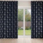 Laura Ashley Animalia Midnight Wave Curtain