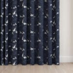 Laura Ashley Animalia Midnight Wave Curtain