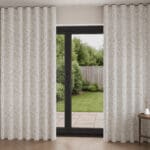 Laura Ashley Aria Dove Grey Wave Curtain