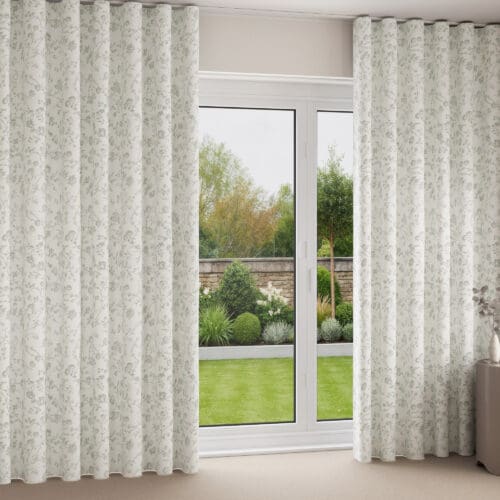 Laura Ashley Aria Duck Egg Wave Curtain