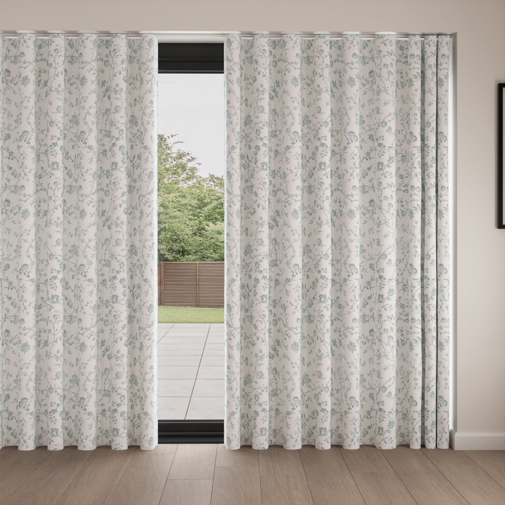 Laura Ashley Aria Eucalyptus Wave Curtain - Image 4