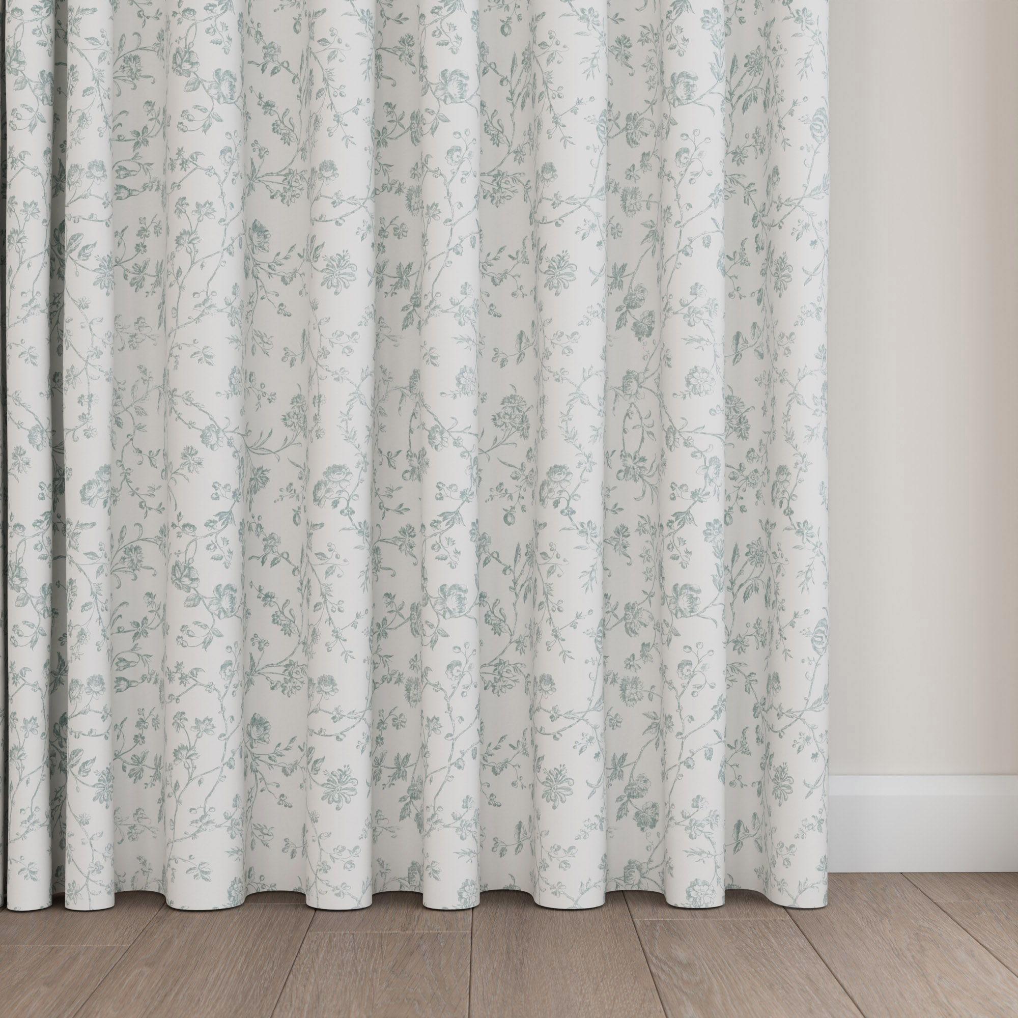 Laura Ashley Aria Eucalyptus Wave Curtain - Image 5