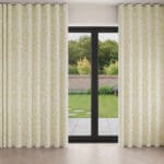 Laura Ashley Aria Ochre Wave Curtain