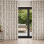 Laura Ashley Autumn Leaves Natural Wave Curtain