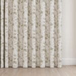 Laura Ashley Autumn Leaves Natural Wave Curtain