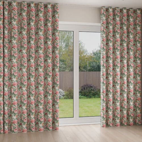 Laura Ashley Aveline Rose Wave Curtain