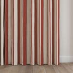 Laura Ashley Awning Stripe Crimson Wave Curtain