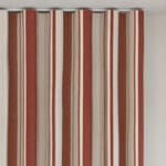 Laura Ashley Awning Stripe Crimson Wave Curtain