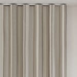 Laura Ashley Awning Stripe Dove Grey Wave Curtain