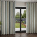 Laura Ashley Awning Stripe Seaspray Wave Curtain