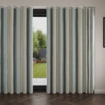 Laura Ashley Awning Stripe Seaspray Wave Curtain