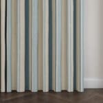 Laura Ashley Awning Stripe Seaspray Wave Curtain