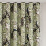 Laura Ashley Belvedere Hedgerow Green Wave Curtain