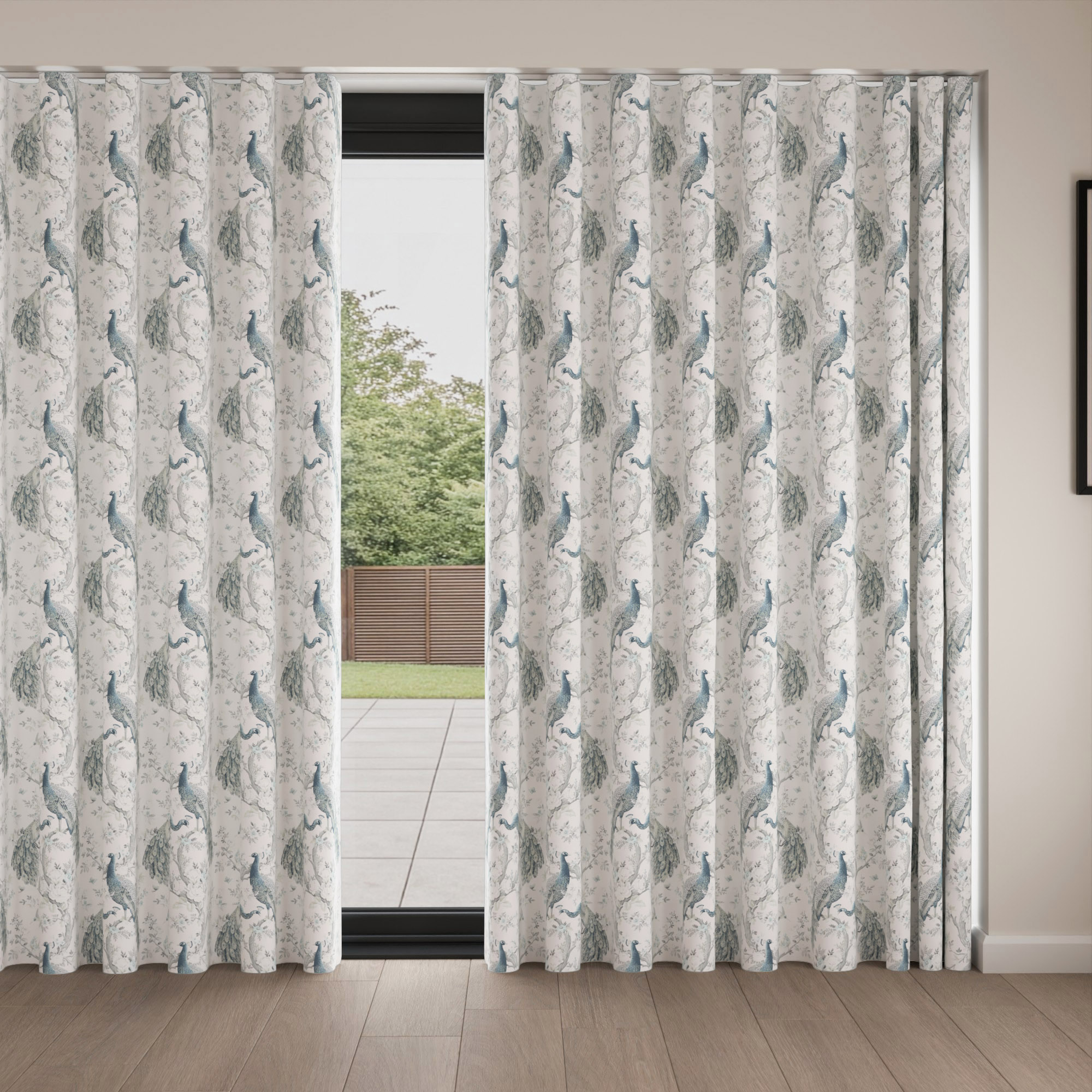 Laura Ashley Belvedere Midnight Wave Curtain - Image 4