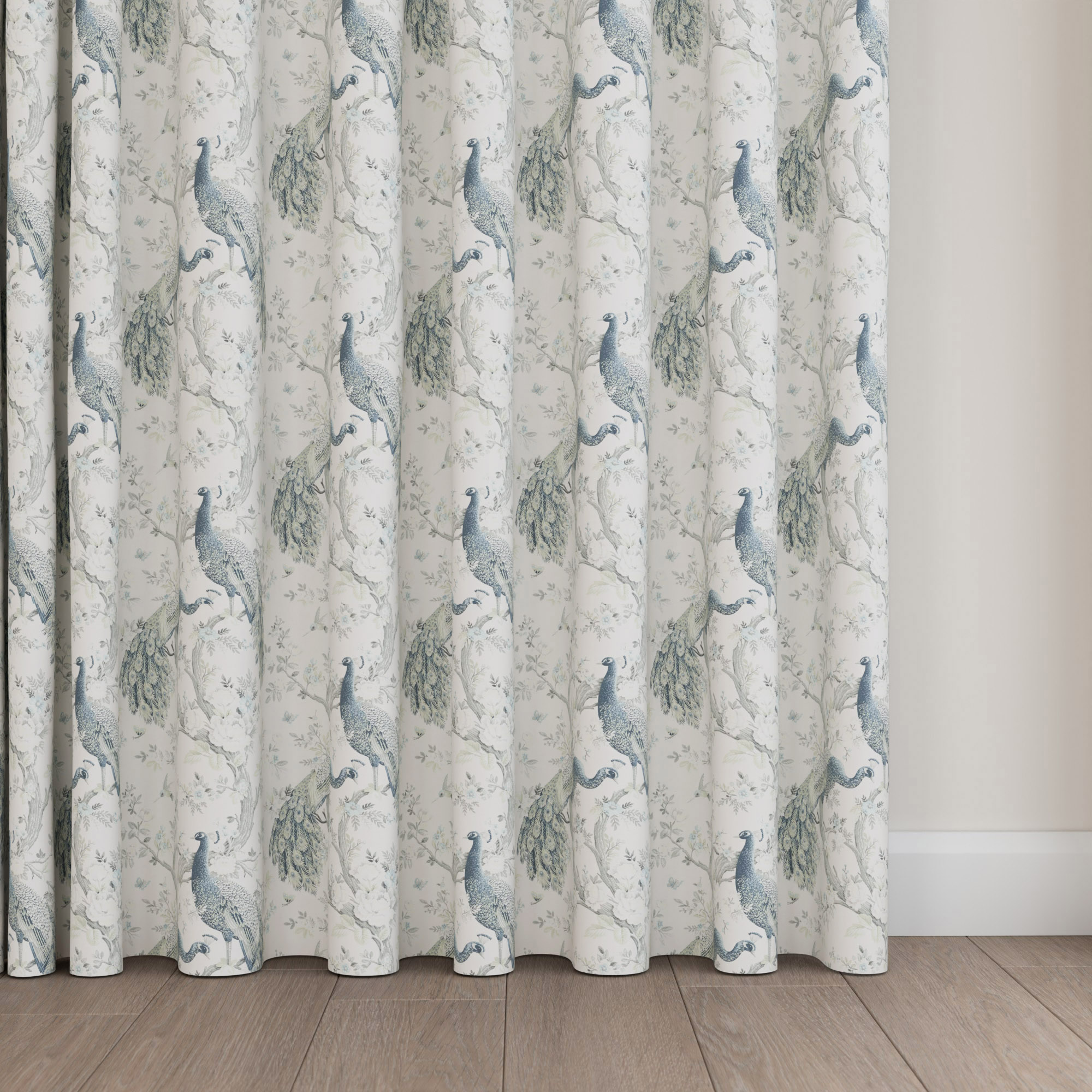 Laura Ashley Belvedere Midnight Wave Curtain - Image 5