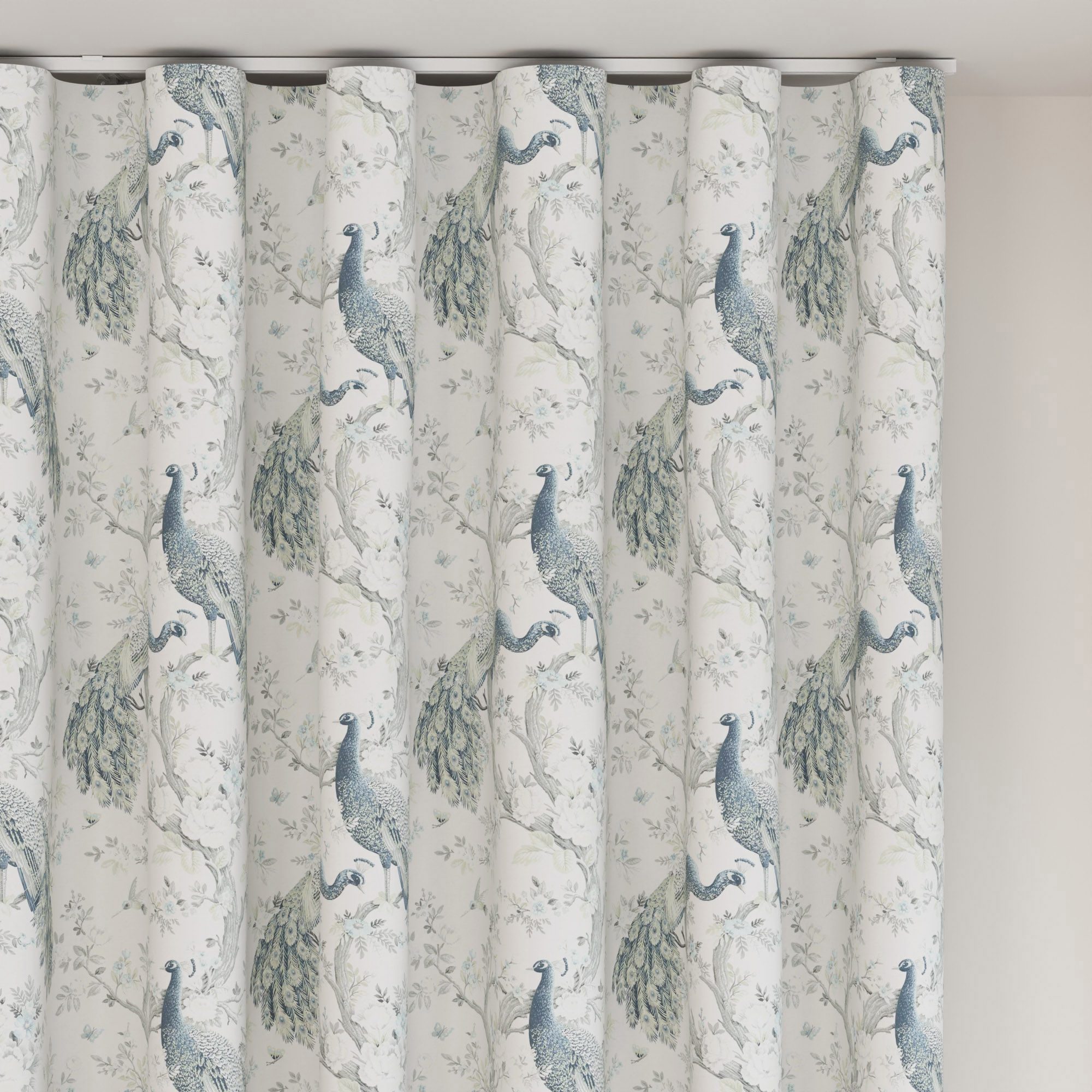 Laura Ashley Belvedere Midnight Wave Curtain - Image 6