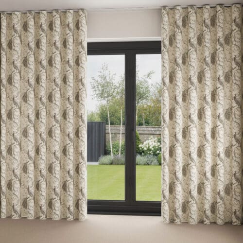Laura Ashley Belvedere Soft Truffle Wave Curtain