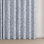 Laura Ashley Blossoms Chalk Blue Wave Curtain