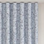 Laura Ashley Blossoms Chalk Blue Wave Curtain