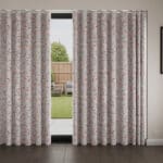 Laura Ashley Blossoms Pale Steel Wave Curtain