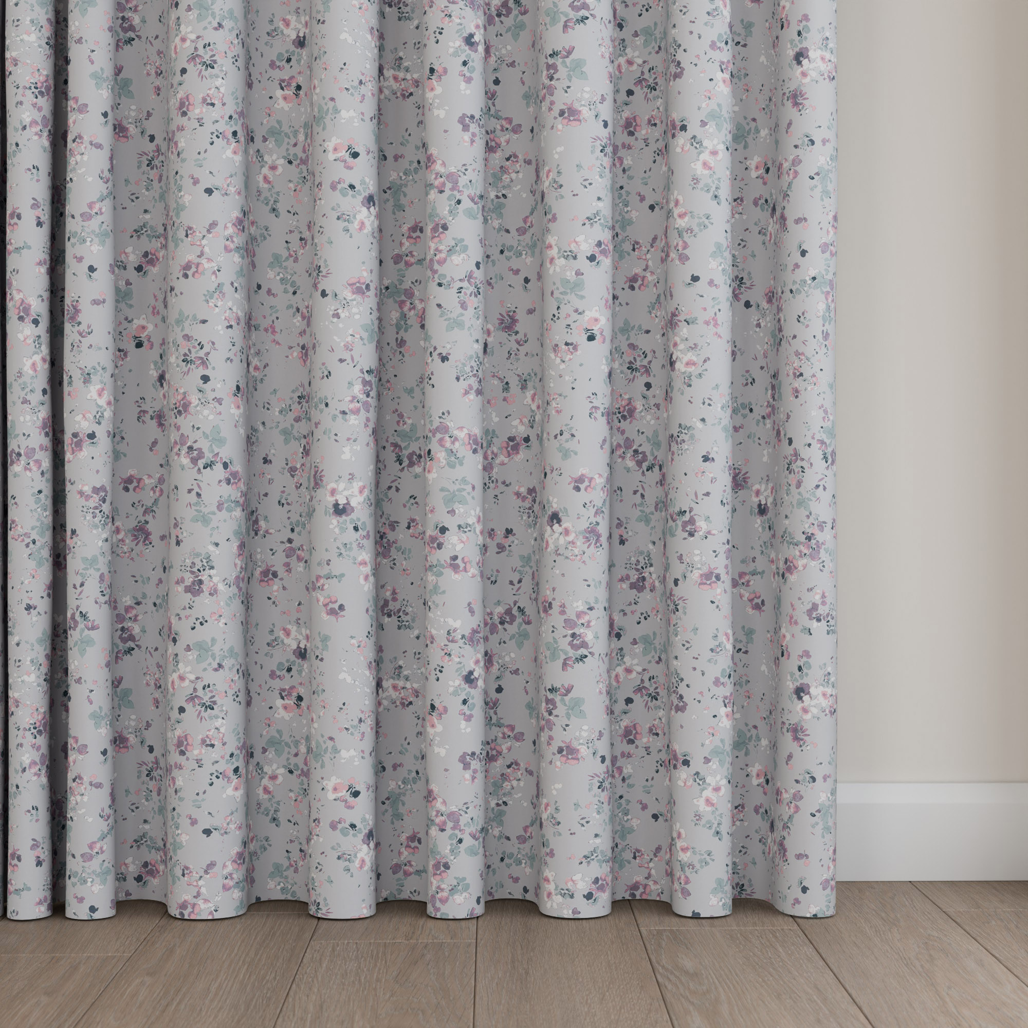 Laura Ashley Blossoms Lavender Wave Curtain - Image 5