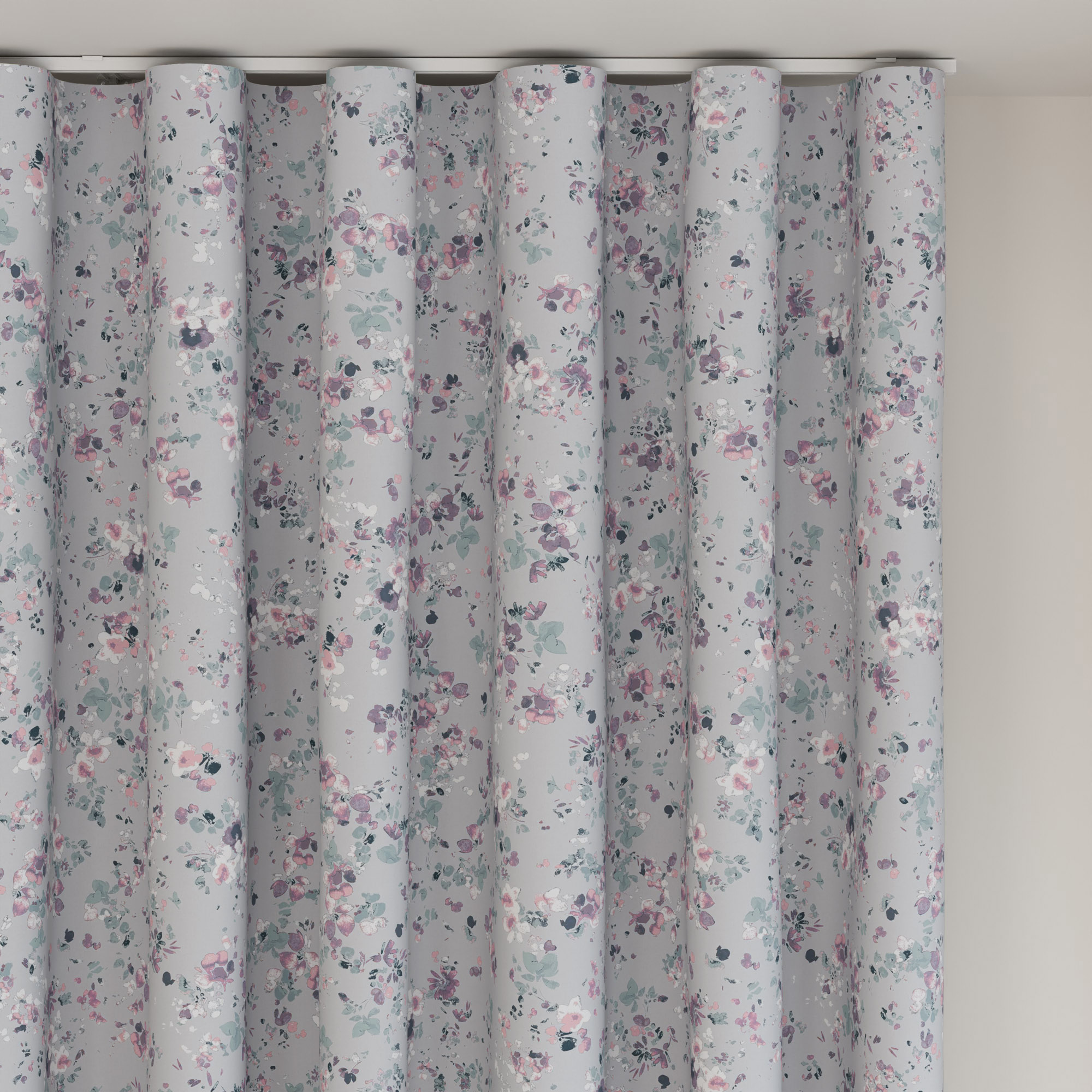 Laura Ashley Blossoms Lavender Wave Curtain - Image 6