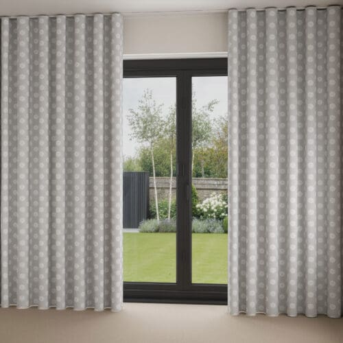 Laura Ashley Bonnie Silver Wave Curtain